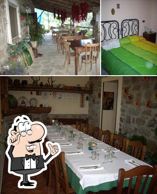 L’image de la intérieur et table à manger de Agriturismo La Fattoria D'Urso Gennaro’s