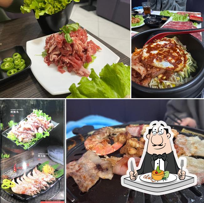 Platti al Laotanzhang bbq ristorante korea 老炭长韩式烤肉