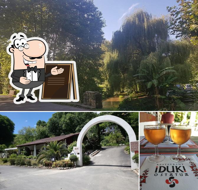 Iduki Ostatua - Restaurant Pays basque se distingue par sa extérieur et bière