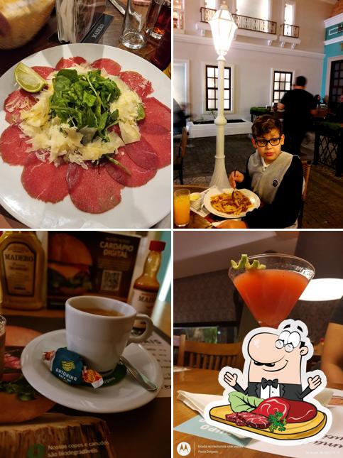 Carpaccio de carne em Madero Comendador