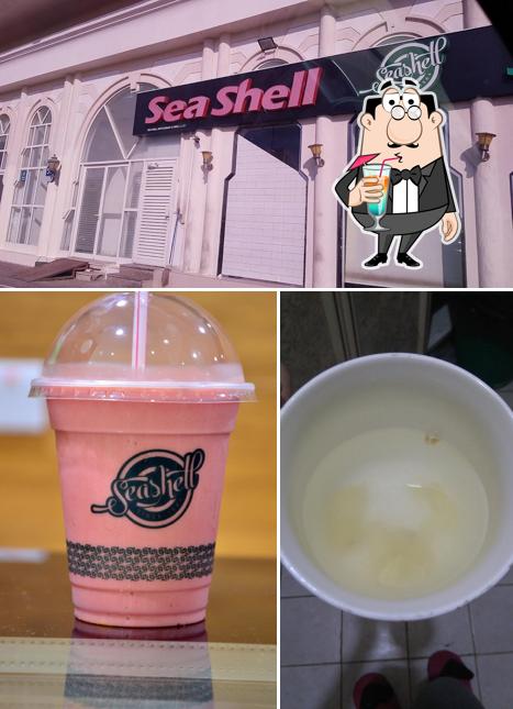 The image of Seashell Restaurant and cafeteria’s drink and exterior