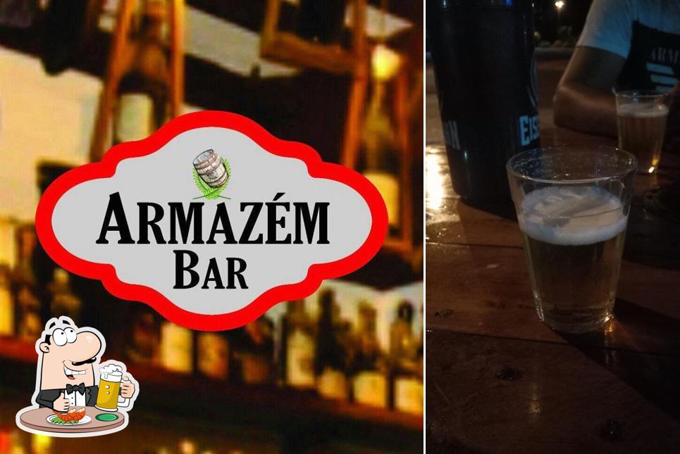 Armazém Bar fornece uma variedade de cervejas