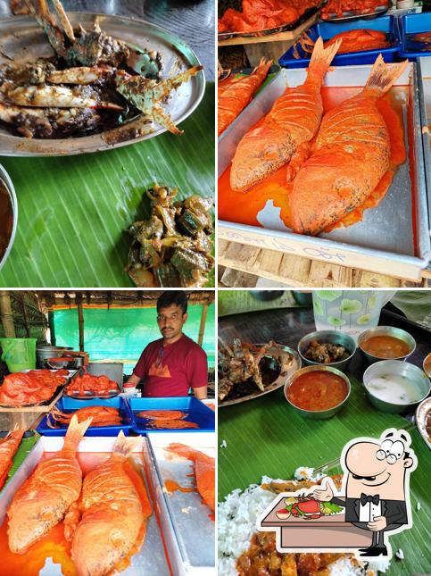 Try out seafood at M.S.P Village Restaurant