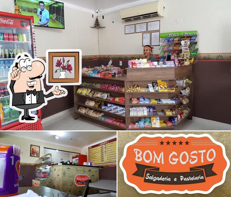 O interior do PASTELARIA E SALGADERIA BOM GOSTO