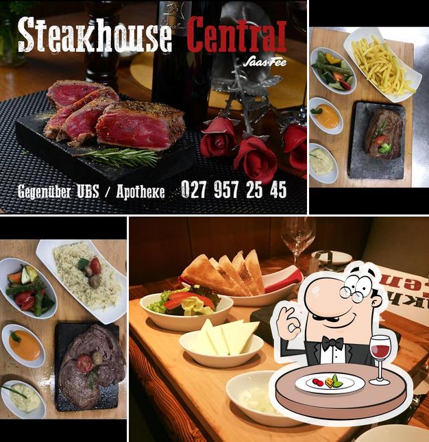 Food at Steakhouse Central