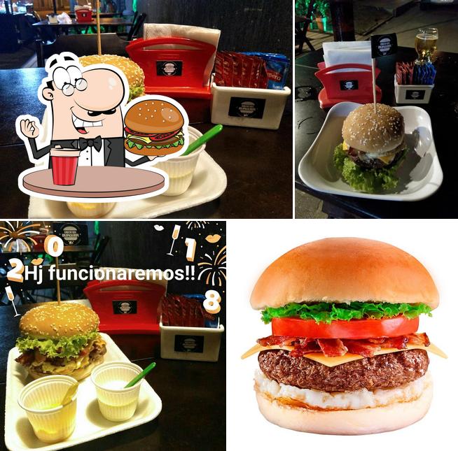 Consiga um hambúrguer no Deck 121 Burguer