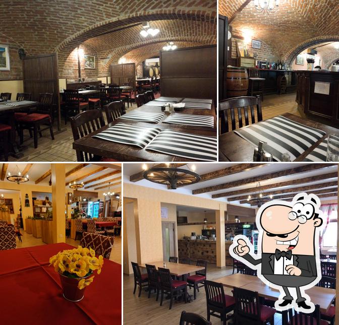 Gli interni di The Bricks restaurant