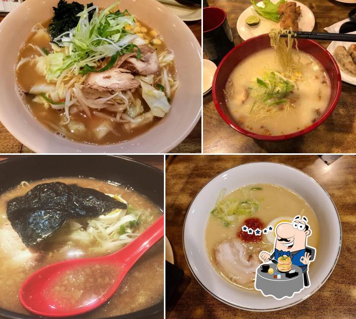 Еда в "Echigoya Ramen"