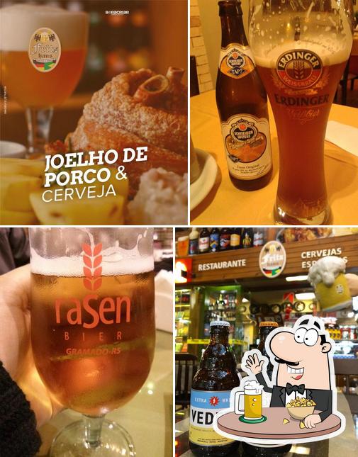 Peça um copo de cerveja leve ou escura