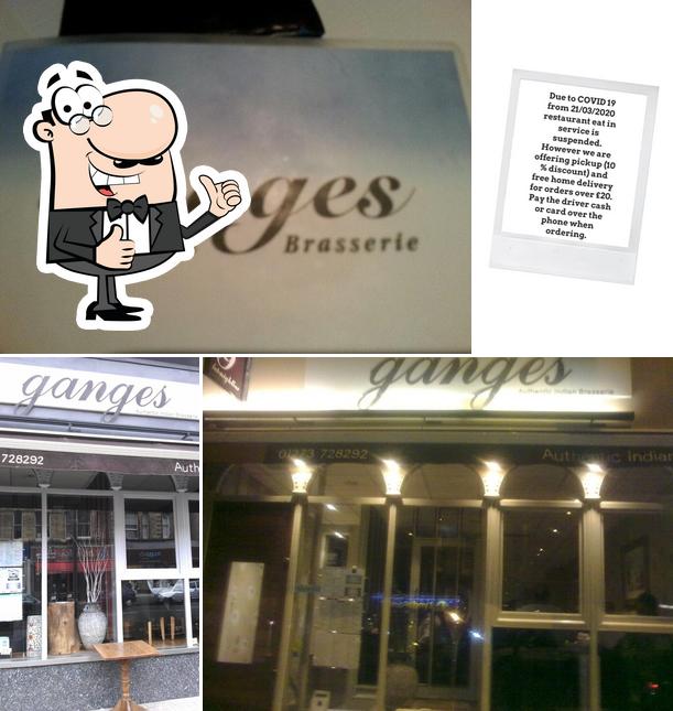 Look at the picture of Ganges Brasserie