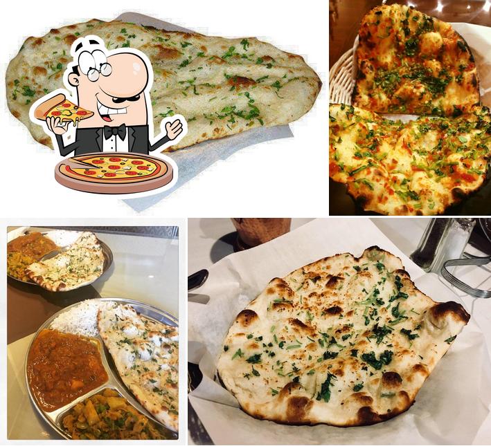 Prueba una pizza en Malhi's Indian Cuisine