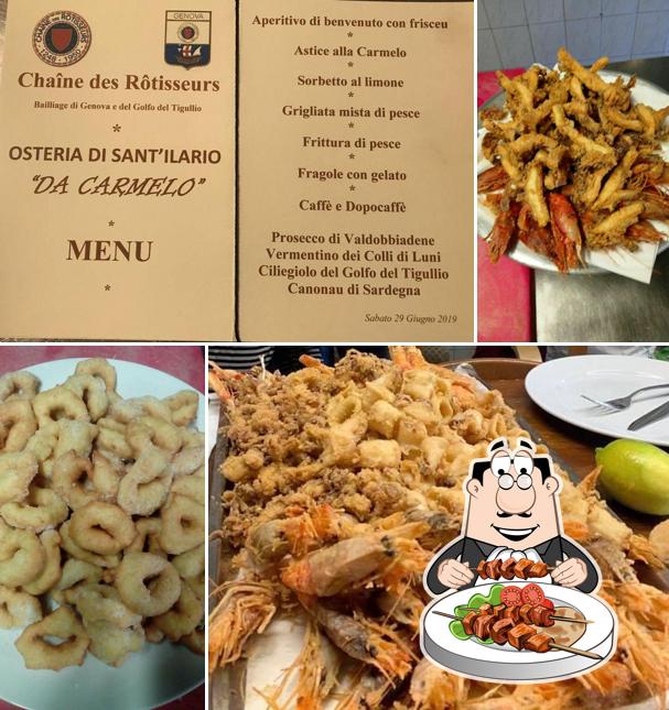 Platti al Osteria Sant'Ilario da Carmelo