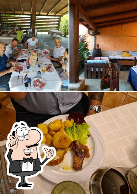 Gli interni di Antica Trattoria di Vigostano