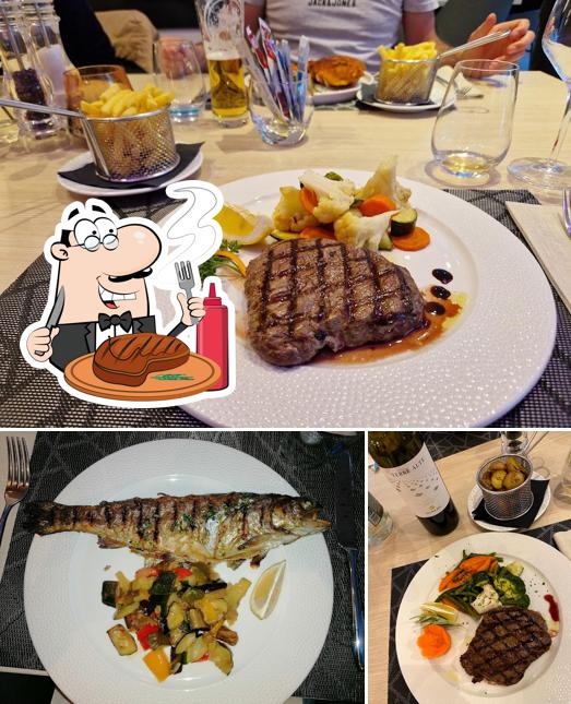 Prenez des repas à base de viande à Ristorante Da Larissa