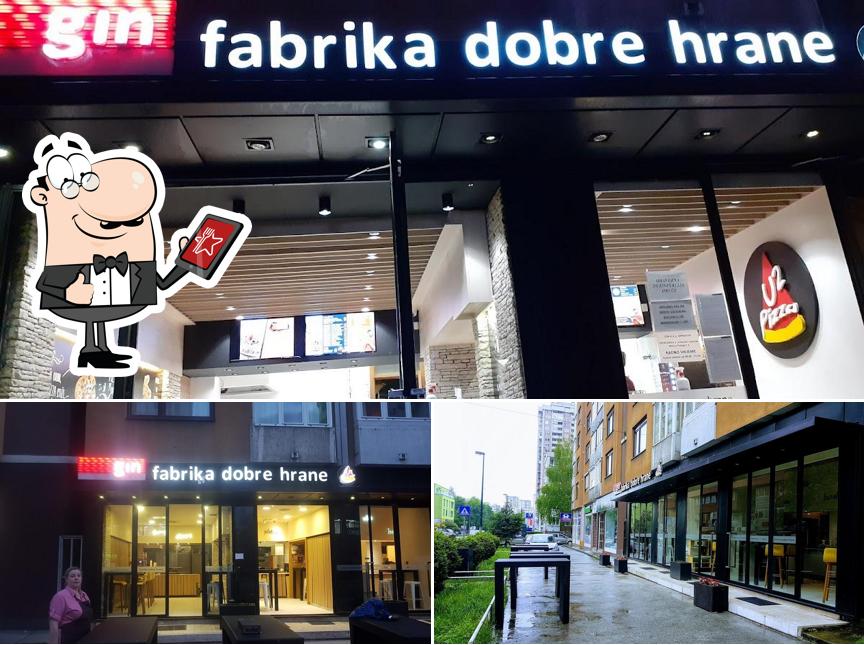 L'extérieur de Fabrika dobre hrane