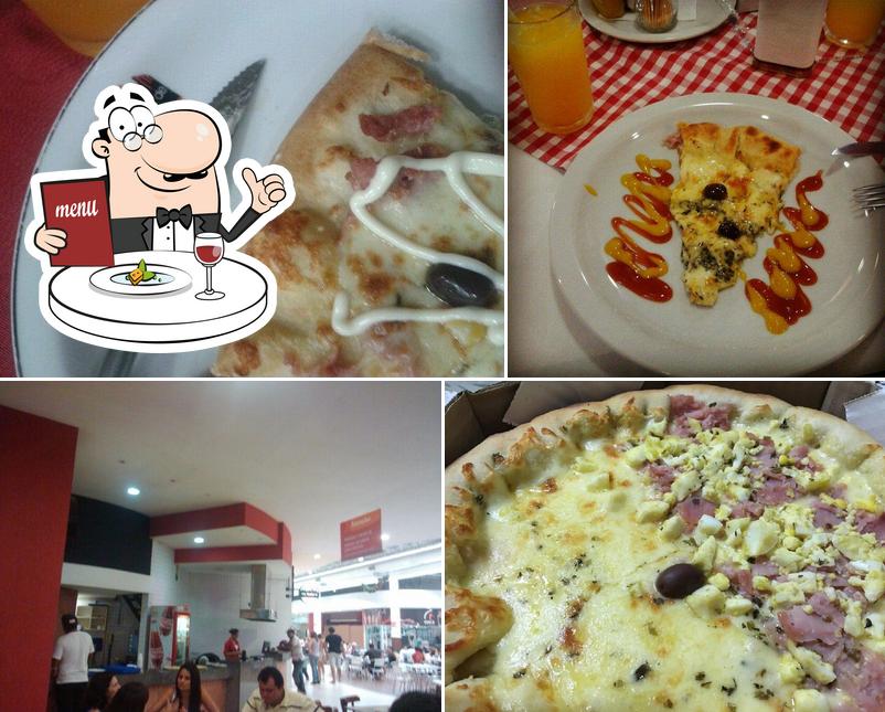 Platos en Cia. Paulista de Pizza