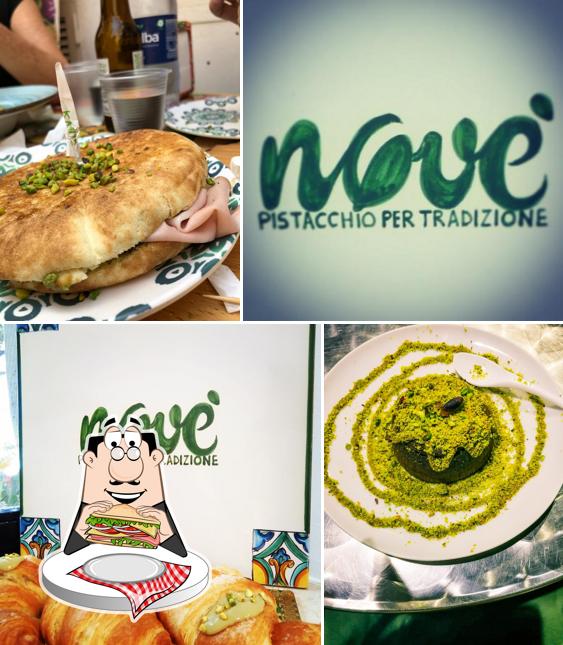 Prenditi un panino a Bar Novè a Taormina, Gelati e Prodotti tipici col Pistacchio di Bronte