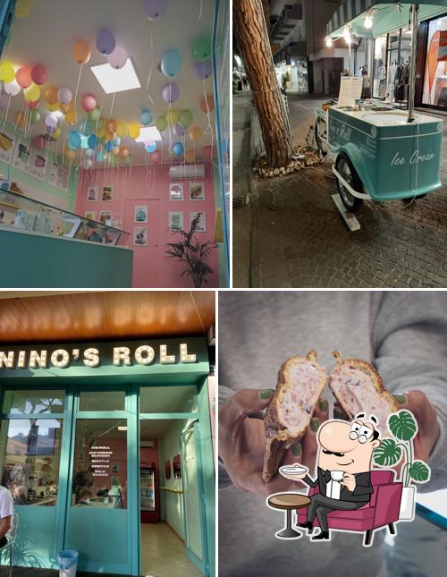 Dai un'occhiata agli interni di Nino's Roll Ice Cream
