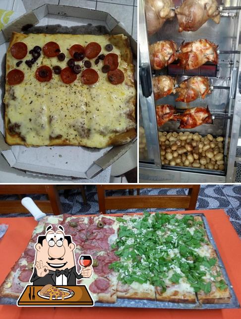 Experimente pizza no Nossa Harmonia Pizzaria