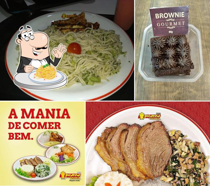 Espaguete carbonara em Picanha Mania