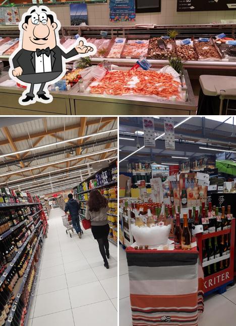 El interior de Intermarché HYPER Pleurtuit