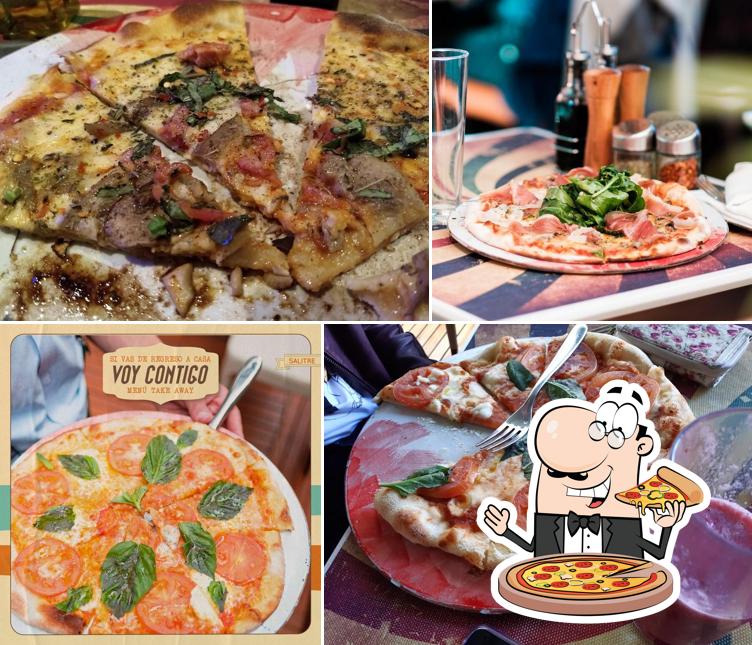 Pick various kinds of pizza