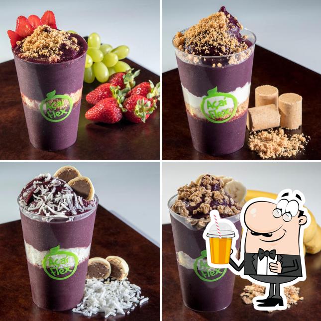 Desfrute de um drinque no Açaí Flex Atrium