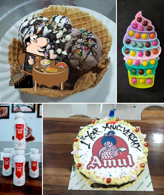 Food at Amul Ice Cream Scooping Parlour - Sidd and Kitt International