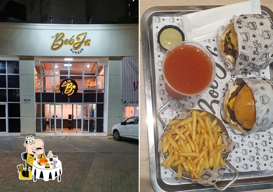 Comida em Bob Jr. Burger