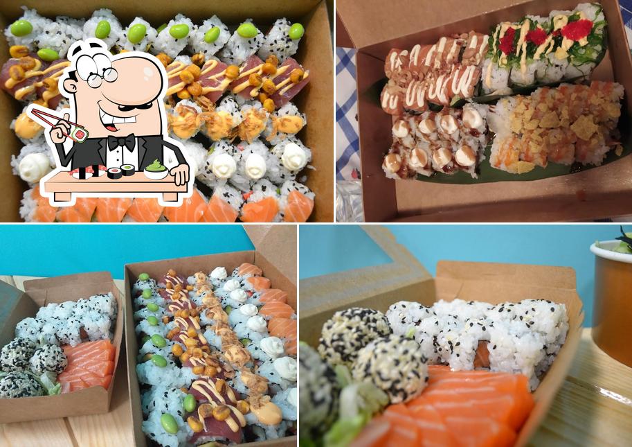 Ordina le diverse opzioni di sushi