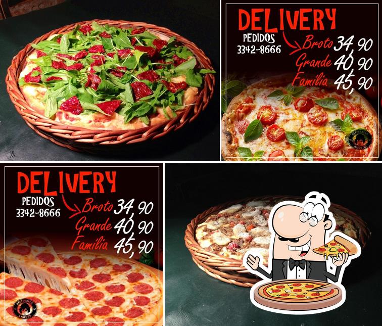 Escolha pizza no Mercearia Anos 30
