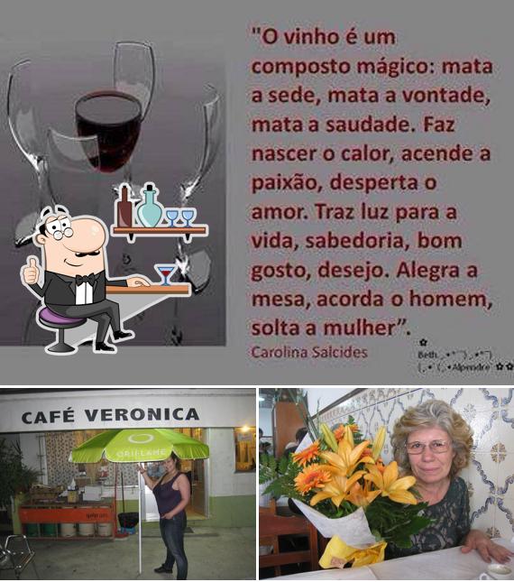 Café Veronica is distinguished by interior and wine