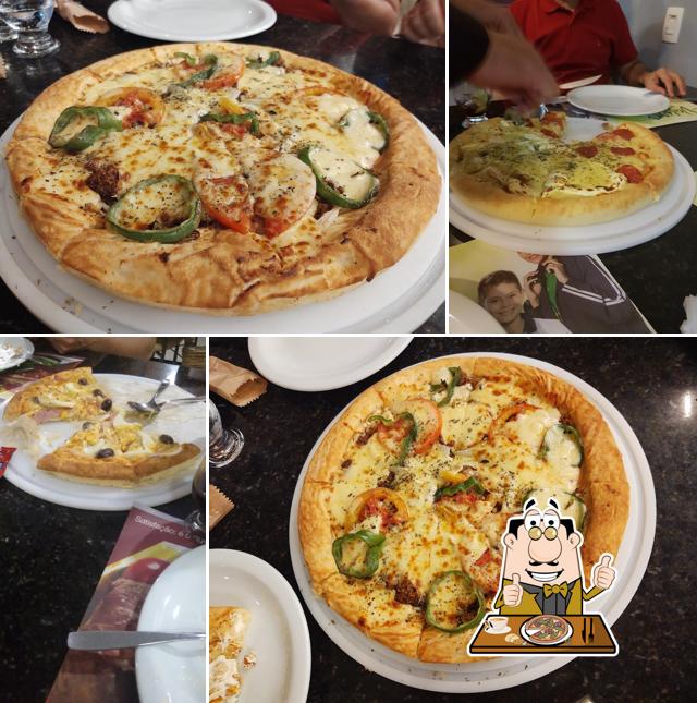 Experimente pizza no Choppicanha Restaurante