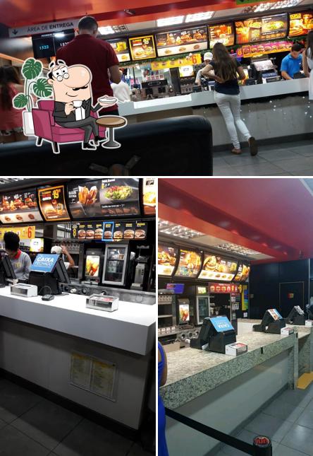 O interior do McDonald's