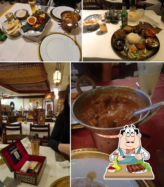Prenditi i piatti di carne a Taj Palace