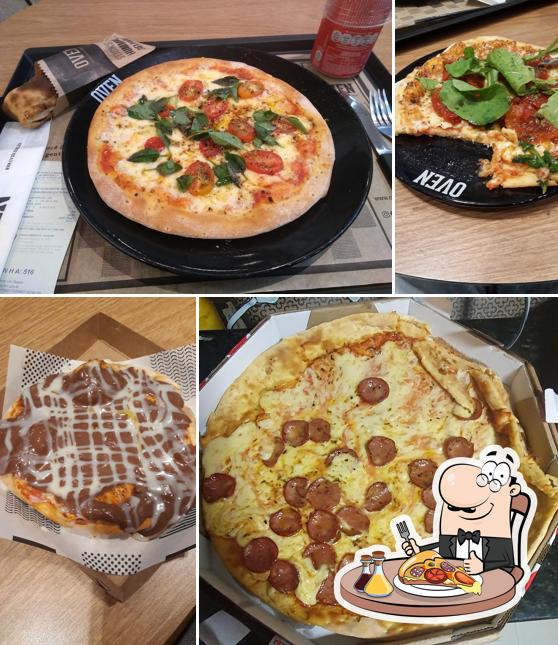 Peça diferentes estilos de pizza