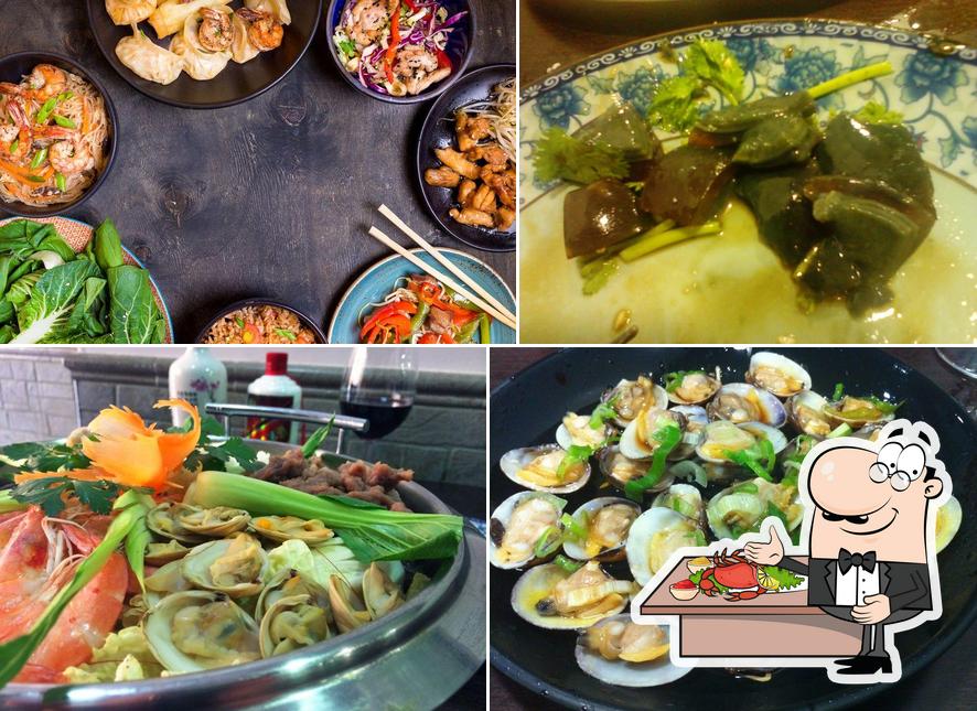Закажите блюда с морепродуктами в "Min Dou"