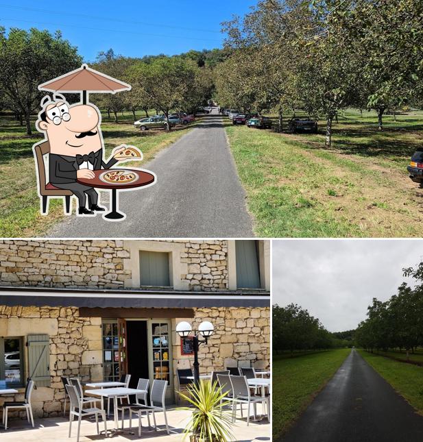 L'extérieur de Auberge le Colombier