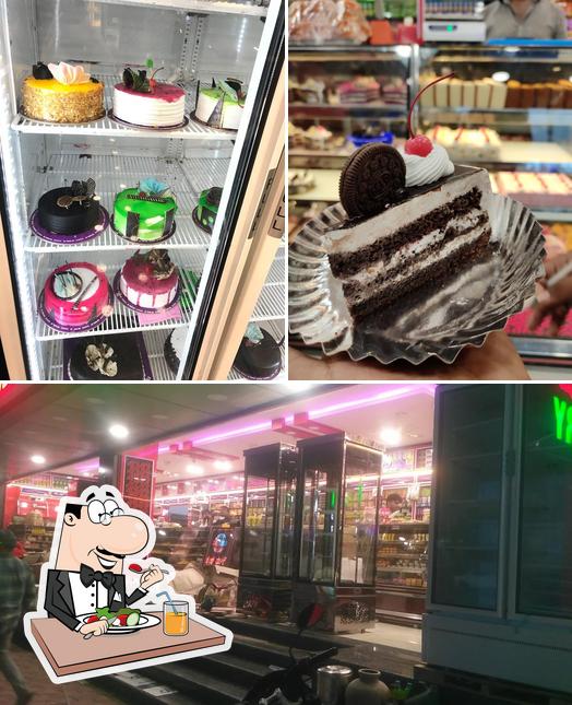 This is the picture displaying food and interior at Cake World - Bakeries and Sweets