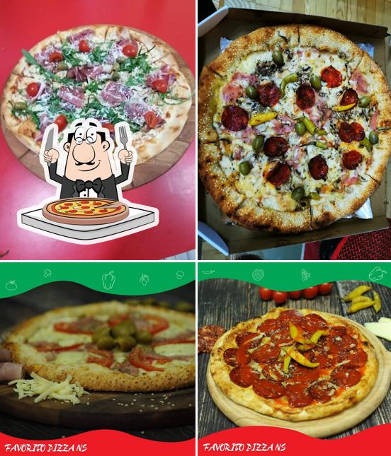 Choisissez des pizzas à Favorito NS pizza