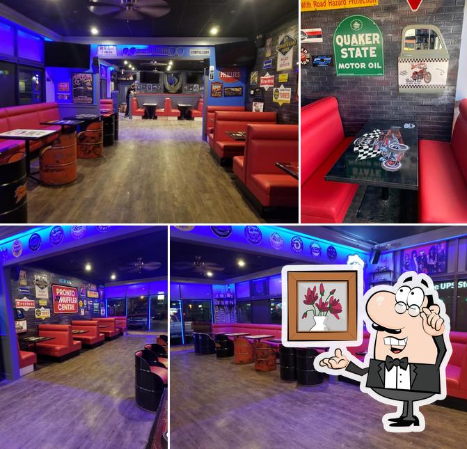 L'intérieur de Rock n Rodz Diner