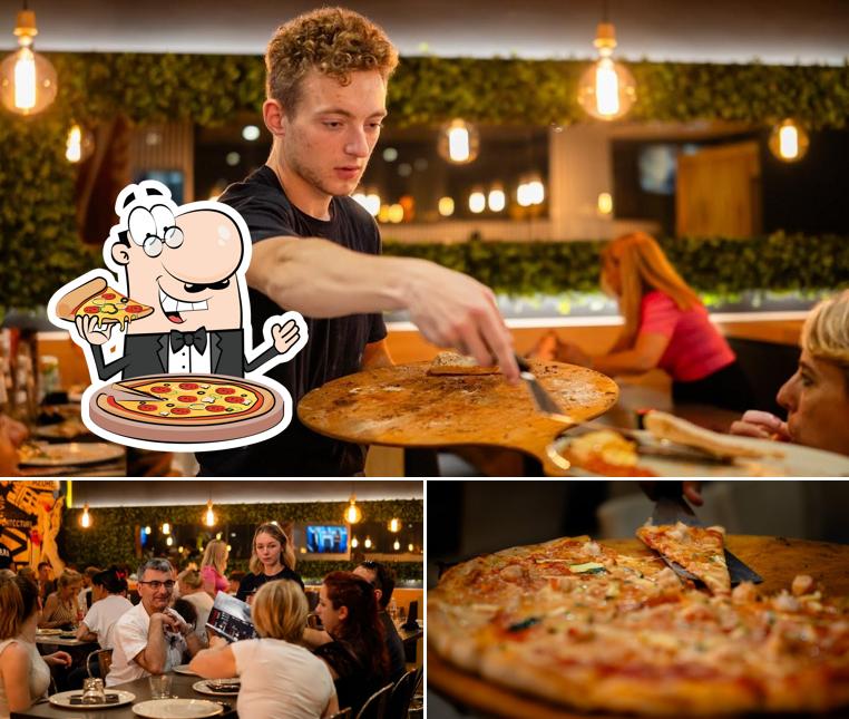 A Pizza Revolution, vous pouvez essayer des pizzas