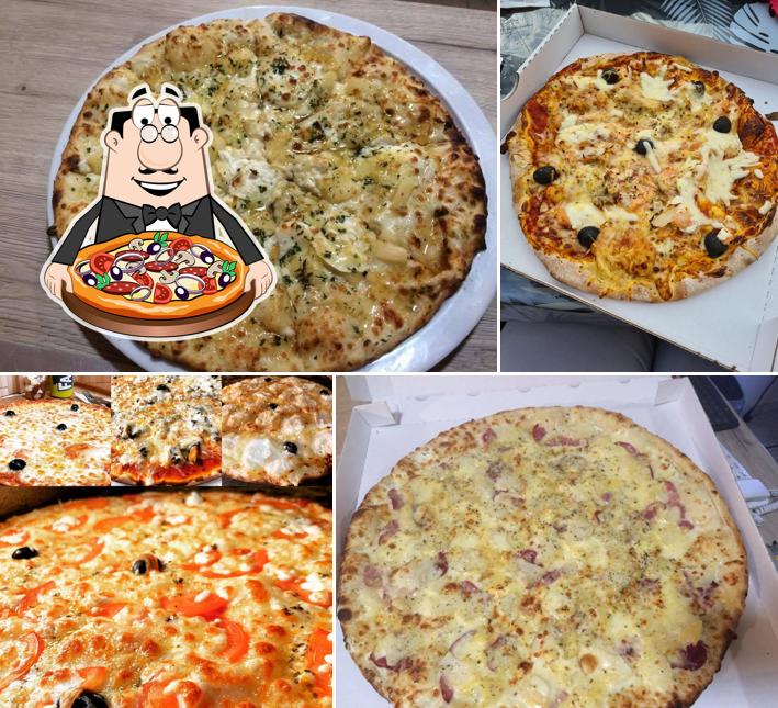 Choisissez des pizzas à Pizz'à Dom