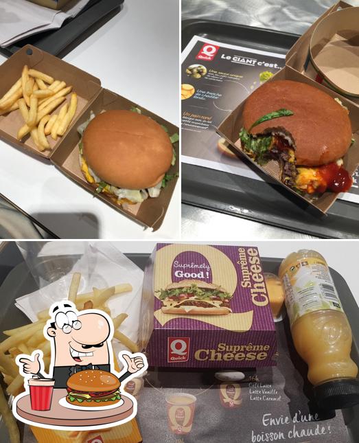 Prenez un hamburger à Quick Zaventem Pier A