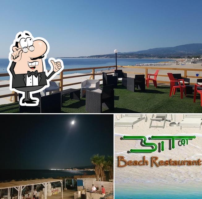 Gli interni di BiT Beach Restaurant