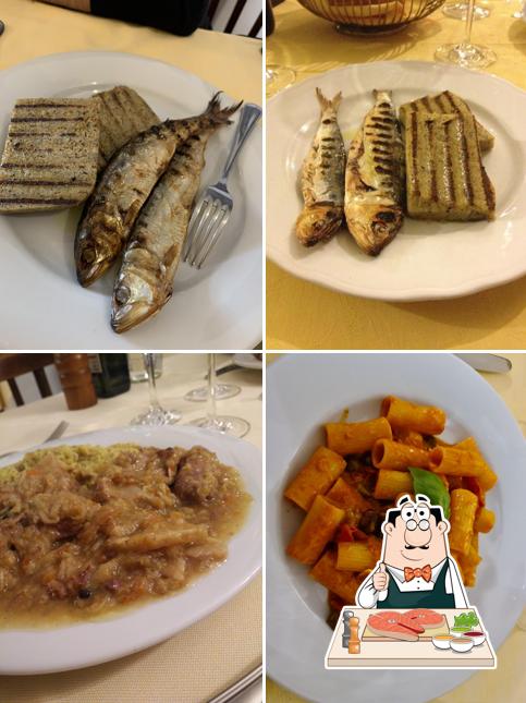 Antica Osteria Casa Di Lucia serve un menu per gli amanti dei piatti di mare