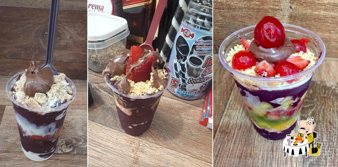 Comida em Gelatto Açaí e Sorveteria