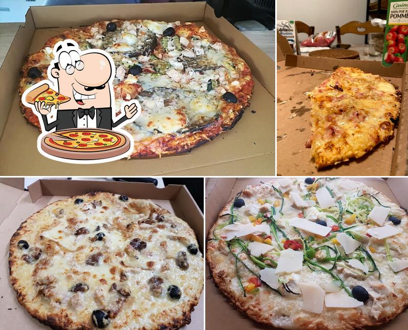 Prenez des pizzas à Les deux bérets la valsière