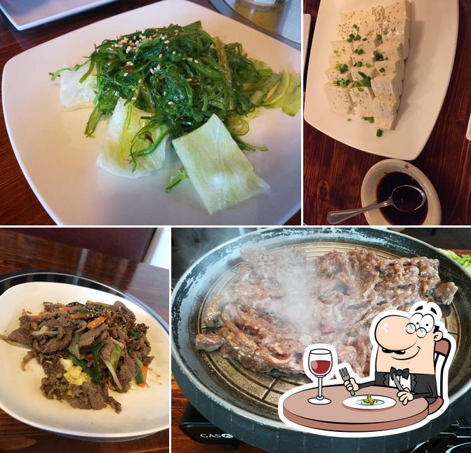 Platos en Korea Garden Restaurant