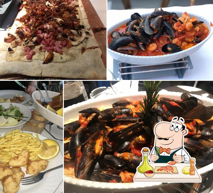 Prova tra i vari piatti di mare disponibili a Moules-Edy